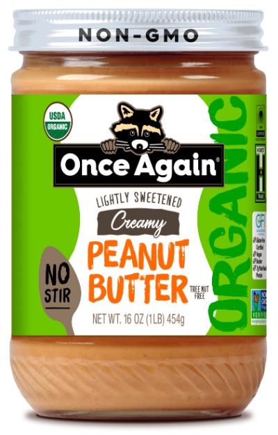 Organic Peanut Butter, No Stir