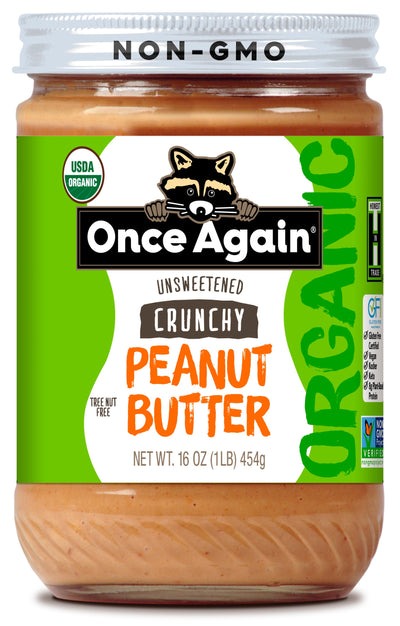 Organic Peanut Butter, Crunchy