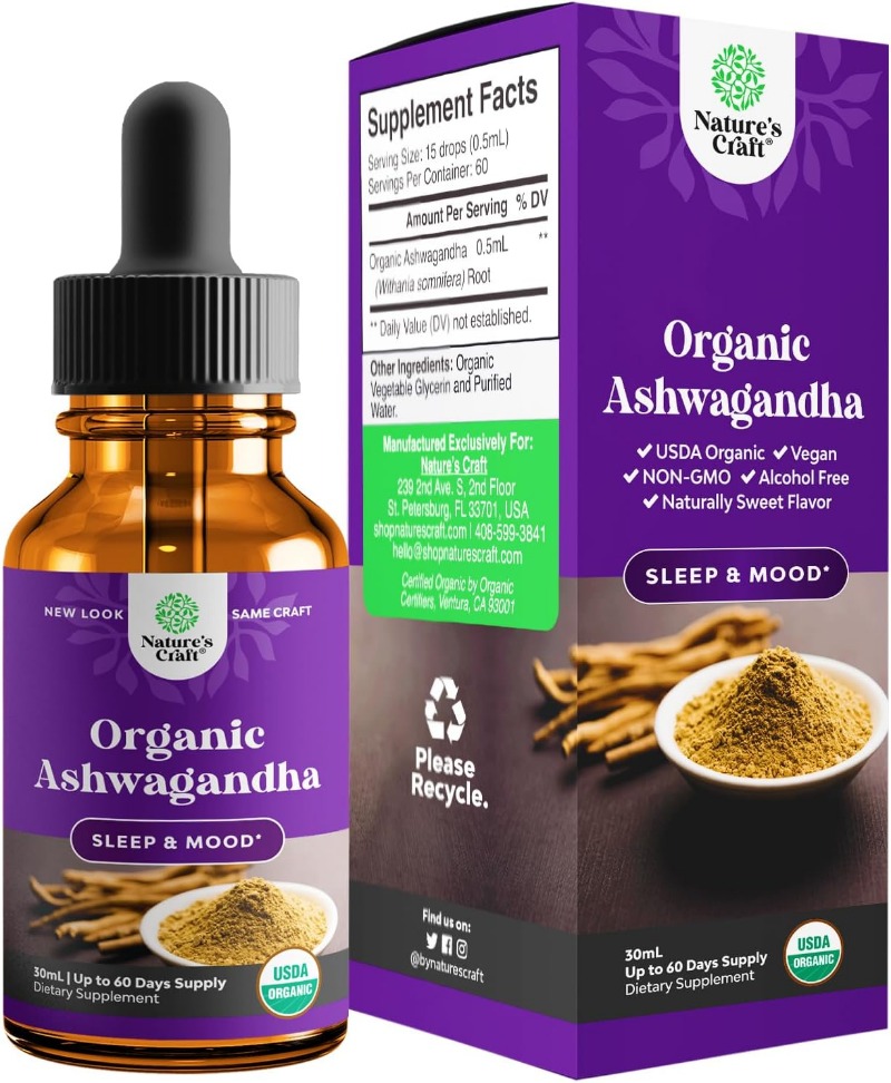 Organic Ashwagandha Drops