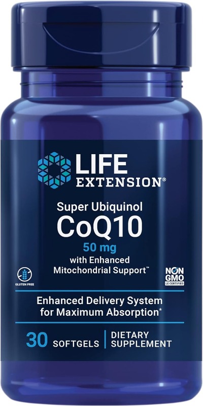 Super Ubiquinol CoQ10 with Enhanced Mitochondrial Support