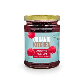 Organic Raspberry Extra Fruit Jam