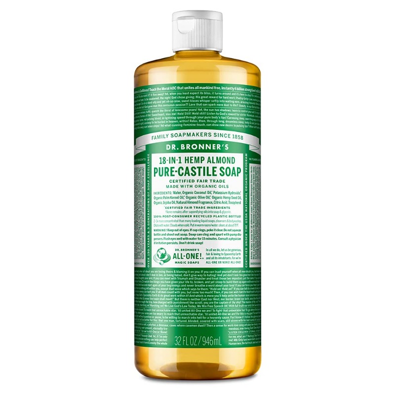 Organic Castile Liquid Soap Almond