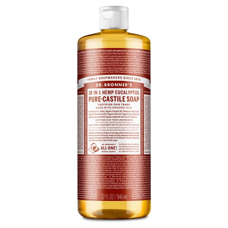 Organic Castile Liquid Soap Eucalyptus