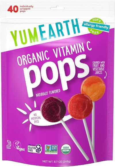 Organic Vitamin C Lollipops