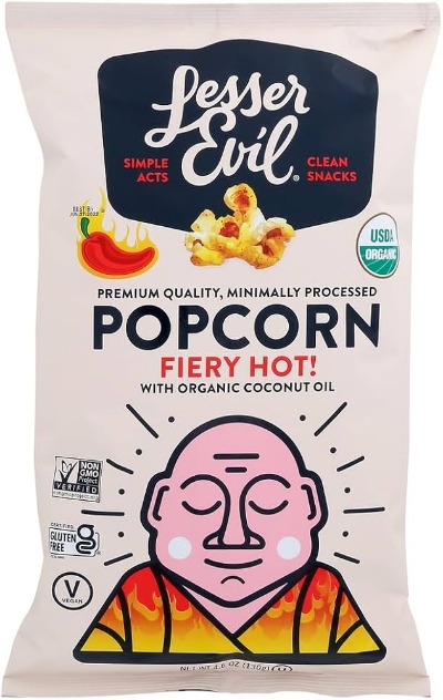 Organic Fiery Hot Popcorn