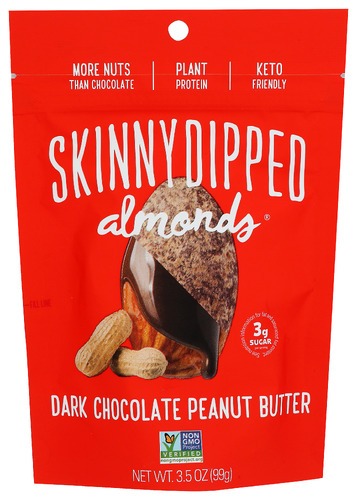 Peanut Butter Dipped Almonds