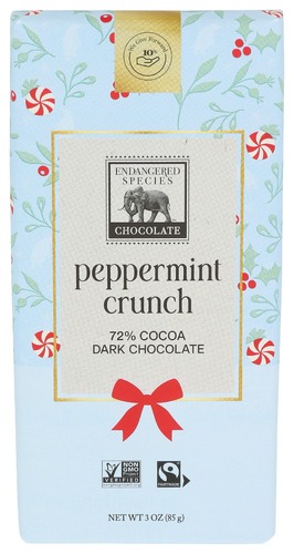 Peppermint Crunch  Dark Chocolate Bar