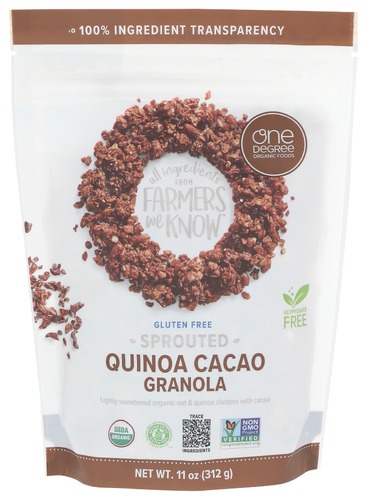 Sprouted Oat Granola Quinoa Cacao