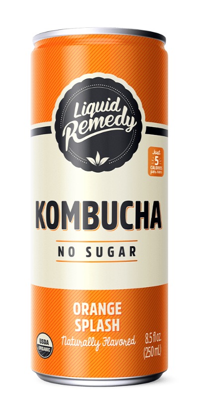 Orange Splash Kombucha