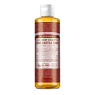 Organic Castile Liquid Soap Eucalyptus