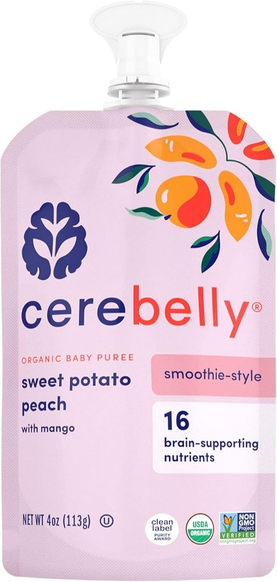 Organic Sweet Potato Peach Pouch,