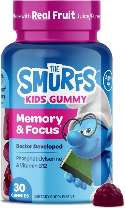 Smurfs Memory & Focus Kids Gummies