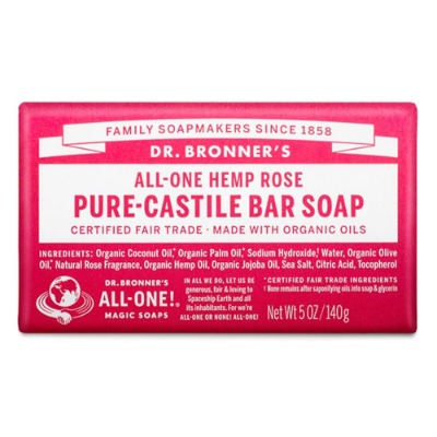 Organic Castile Bar Soap Rose