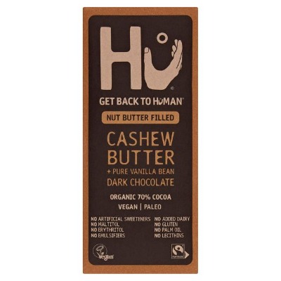 Cashew & Vanilla Dark Chocolate Bar