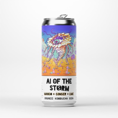 Mango + Ginger + Lime Organic Kombucha Soda
