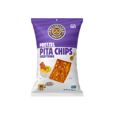 Everything Pretzel Pita Chips