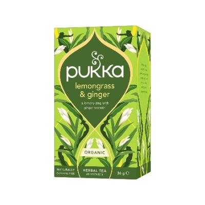 Organic Lemongrass and Ginger Tea