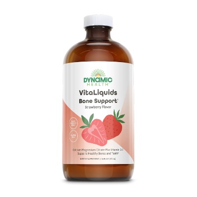 VitaLiquids Bone Support Calcium Magnesium Citrate + Vit D3