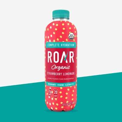 Organic Strawberry Lemonade Enhanced Drink
