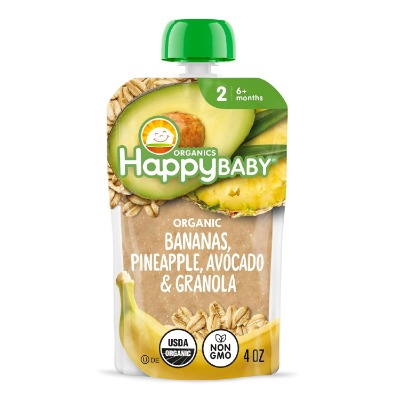 Organic Banana Pineapple Avocado Granola Baby Food