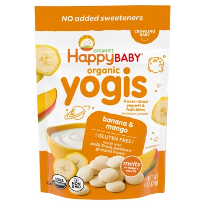 Organic Yogis Banana Mango Baby Snacks 