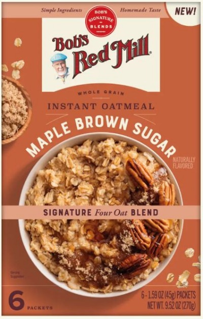 Instant Maple Brown Sugar Oatmeal 