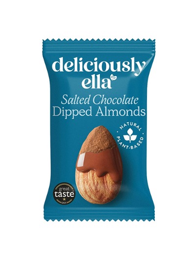 Salted Chocolate Dipped Almonds